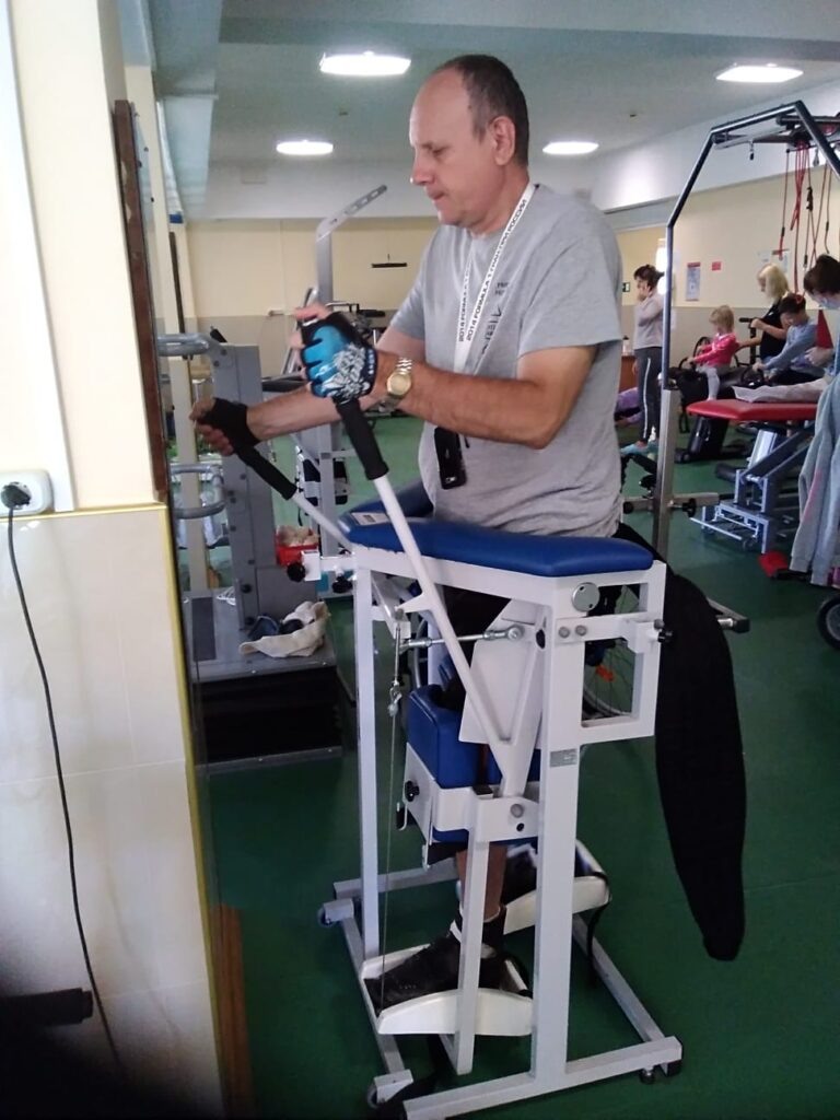 В реабилитационном центре