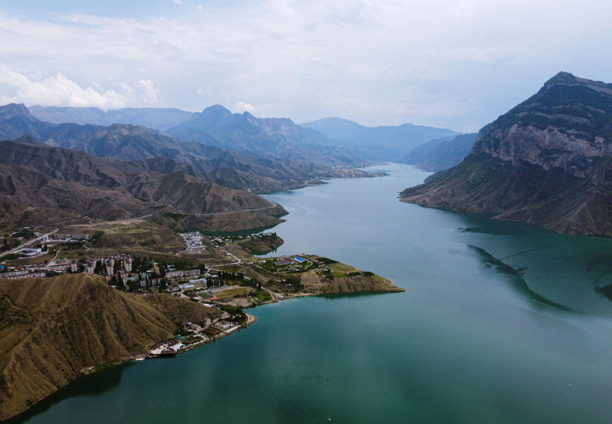 Вид на водохранилище с высоты птичьего полета. Источник фото: commons.wikimedia.org  Автор: Suleymannabiev