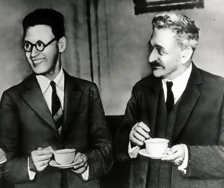 Михаил Ботвинник и Эмануэль Ласкер