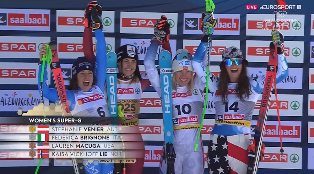 В феврале этого года Штефи принесла Австрии первую золотую медаль на чемпионате мира