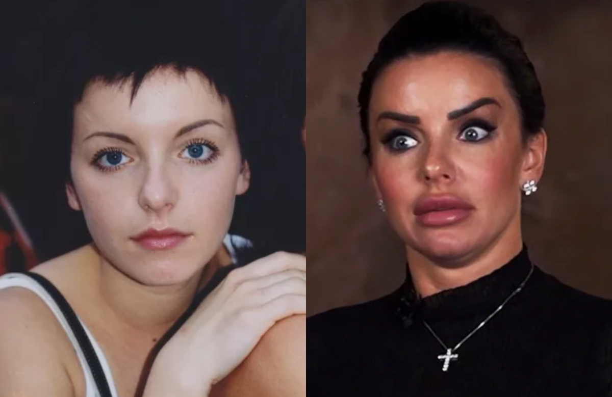 на фото Юлия Волкова раньше и сейчас 