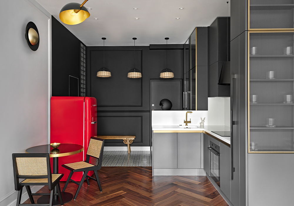 Вариант стильного серванта. Проект мебельной фабрики "Мария".