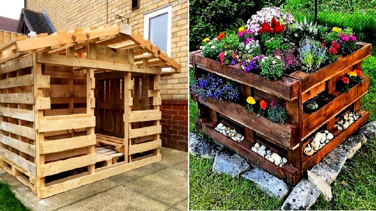 15 шедевров из поддонов, которые преобразят ваш участок или дом