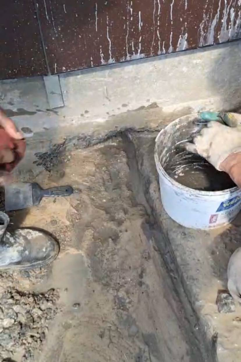 Фото процесса проведение работ. 