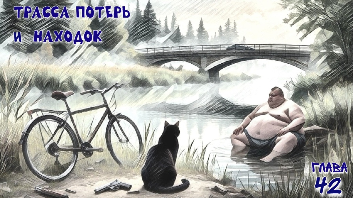 Великий виновато посмотрел на Глеба и почему-то прошептал:
- Приспичило, спустился под мост.
- Блин! Я всегда говорил тебе – не обязательно съедать всё что, Маня ставит на стол.. 
..Пистолеты груз опасный, будем бросать с моста кто-нибудь всёравно увидит. Я присел, смотрю вокруг никого. А делов-то – бульк, бульк и нет двух улик.