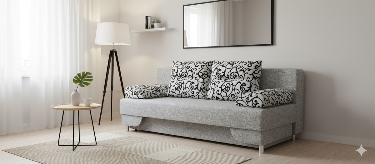 диван еврокнижка без подлокотников Чарли Люкс