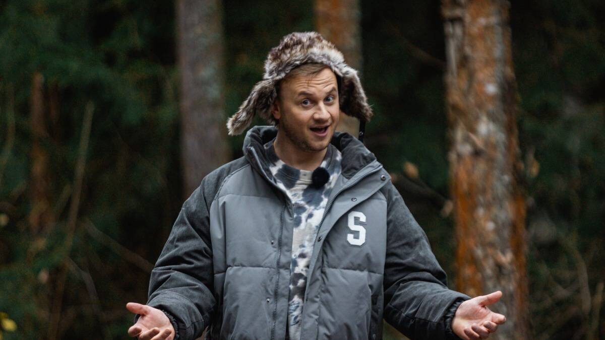    Актер Дмитрий Журавлев во время съемок шоу «Прятки» в Московской области / Фото: Пресс-служба СТС