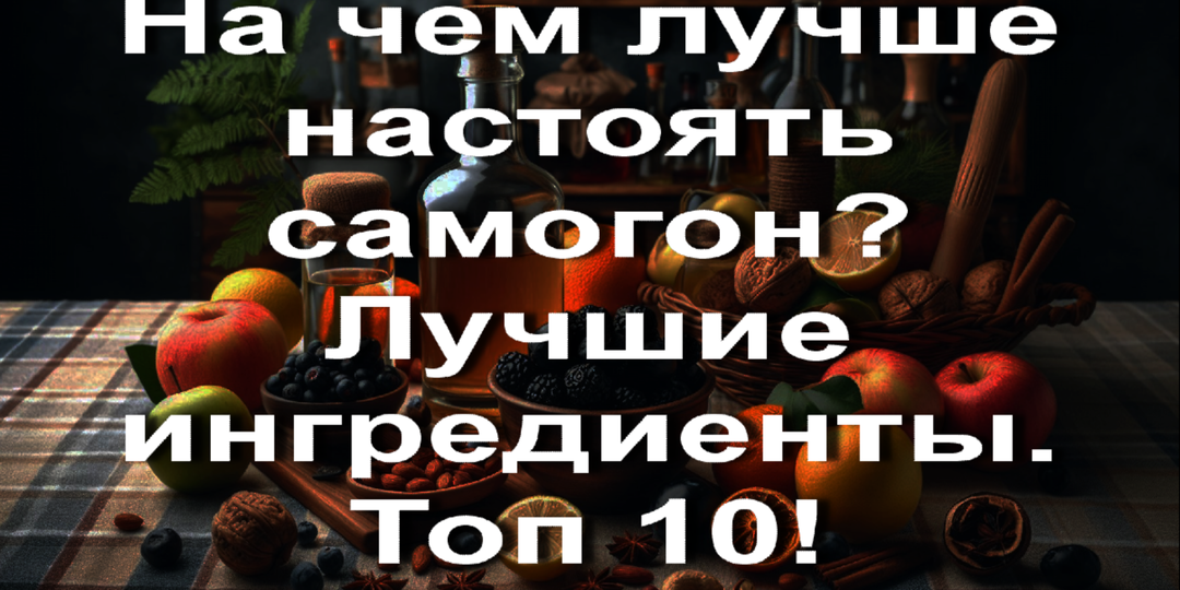 На чем лучше настоять самогон? Лучшие ингредиенты по мнению подписчиков канала О САМОГОНЕ И ОБОВСЁМ. И множество рецептов.