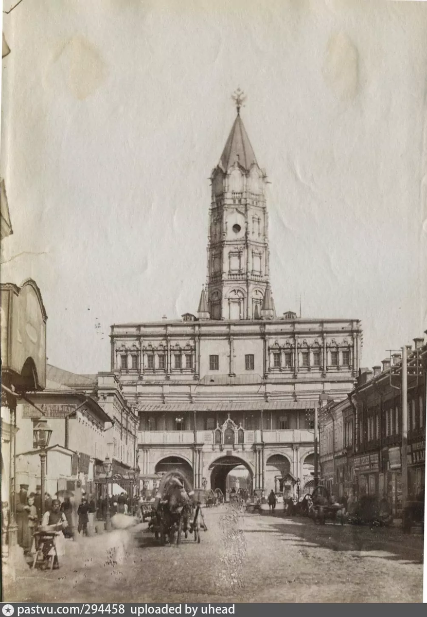 Сухарева Башня не задого до реконструкции 1899 года.