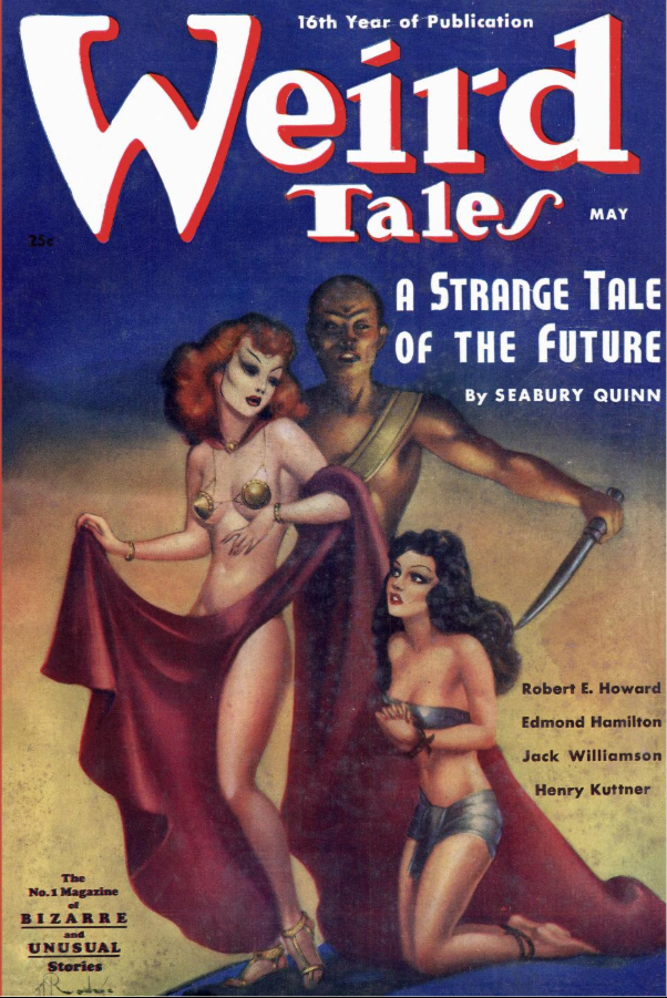 Weird Tales за май 1938-го года, где впервые опубликованы «Голуби преисподней»