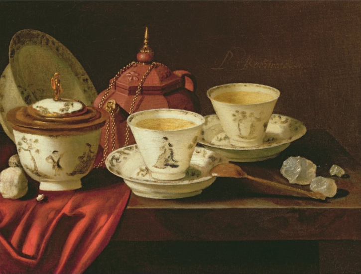 Петер Герритс ван Ростретен. «Натюрморт с чашками», 1685. 