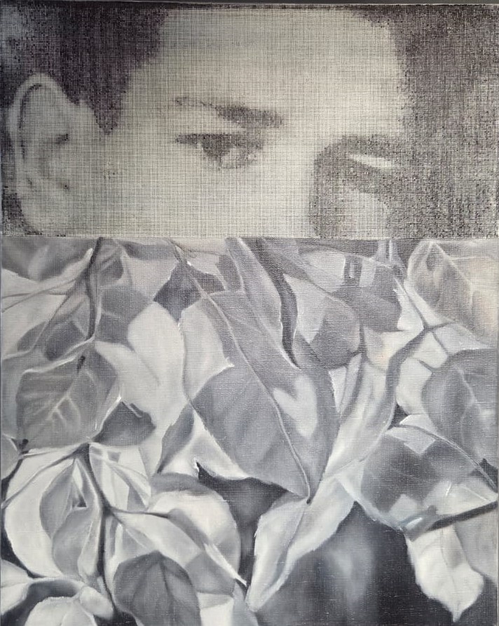 Инна Сумина Сокрытое. Масло, шелкография, холст Диптих 