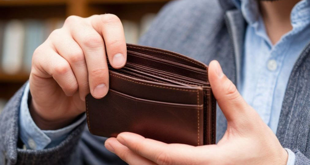 Займи, пожалуйста, на обед, я забыл кошелек”