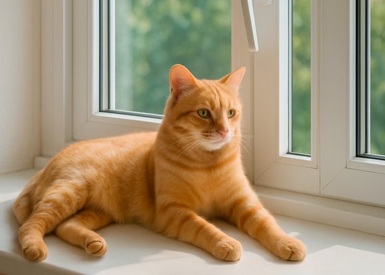 Перегрев у кошек и собак: как предотвратить, понять и помочь любимцам📷    Самое главное — обеспечить кошке достаточное количество кислородаФото: Создано в Midjourney © URA.RUНОВОСТЬ ПО ТЕМЕ  📷
