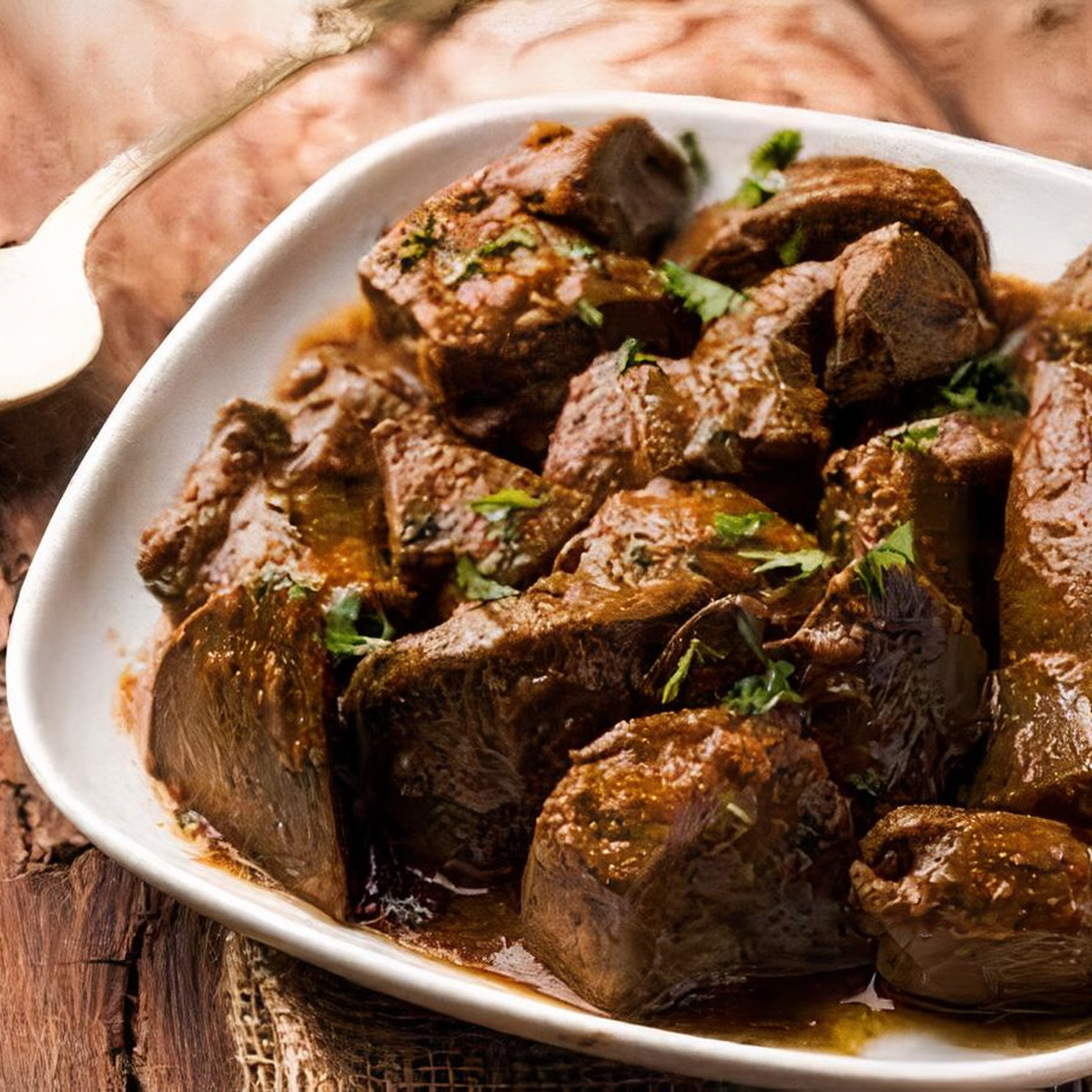 Простой и быстрый рецепт свиной печени запеченной в духовке