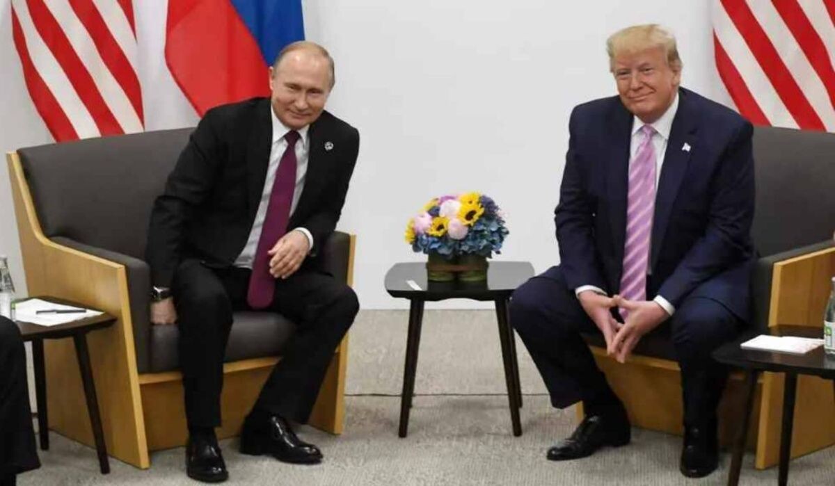     Путин и Трамп. Источник: ria.ru Автор фото: Илья Питалев