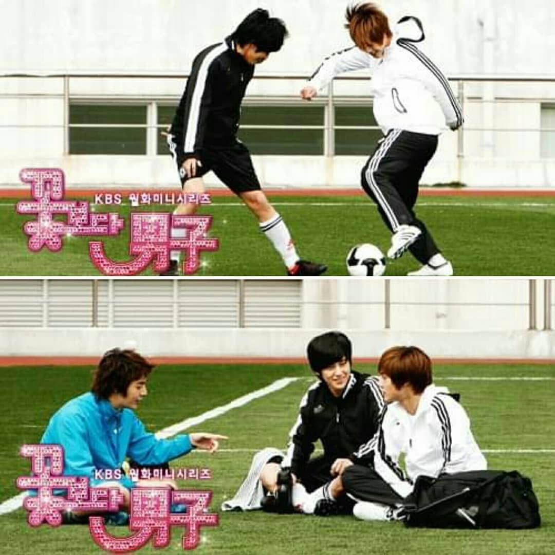 Кадры из дорамы "Мальчики краше цветов"