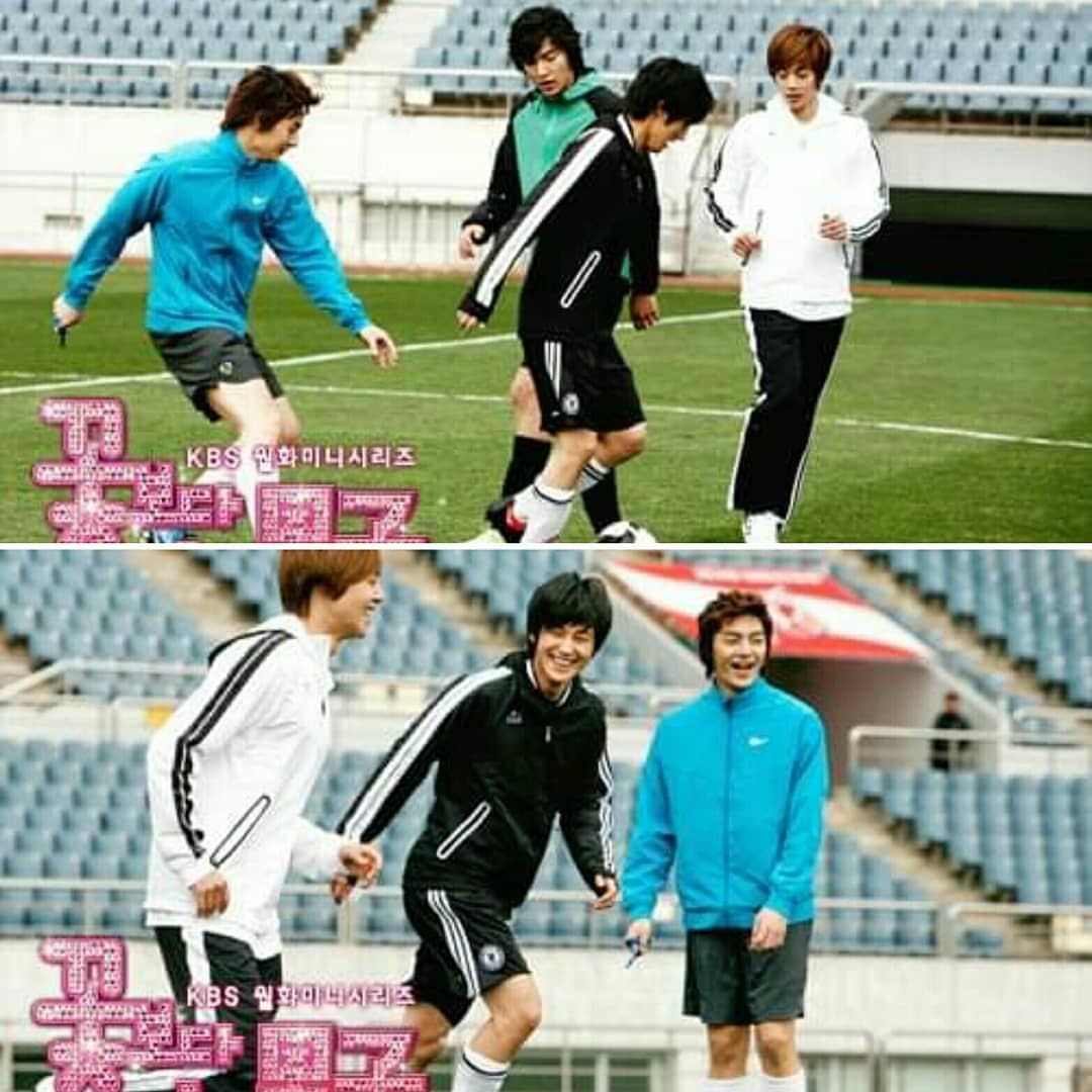 Кадры из дорамы "Мальчики краше цветов"