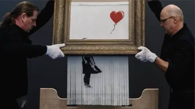 «Девочка с красным шаром» БЭНКСИ