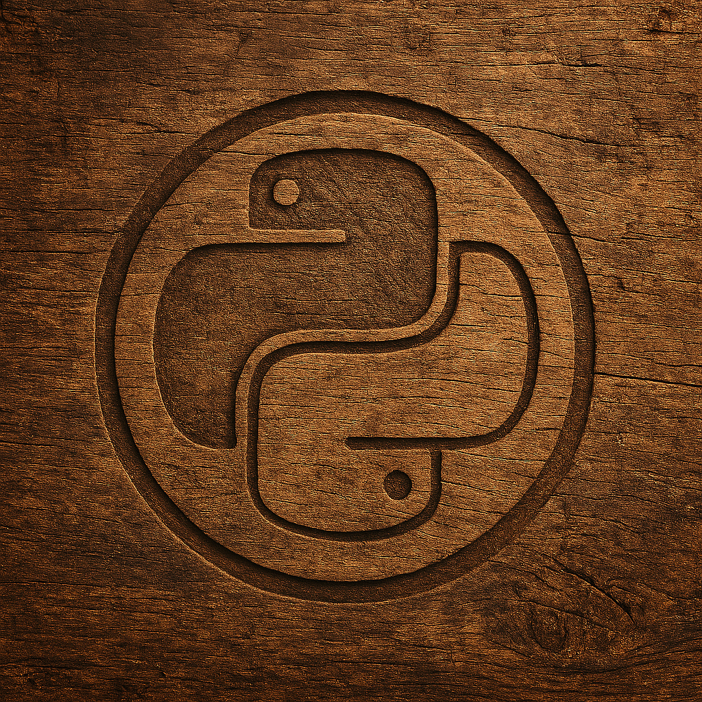 AI. "Дерево". Эмблема "Python"