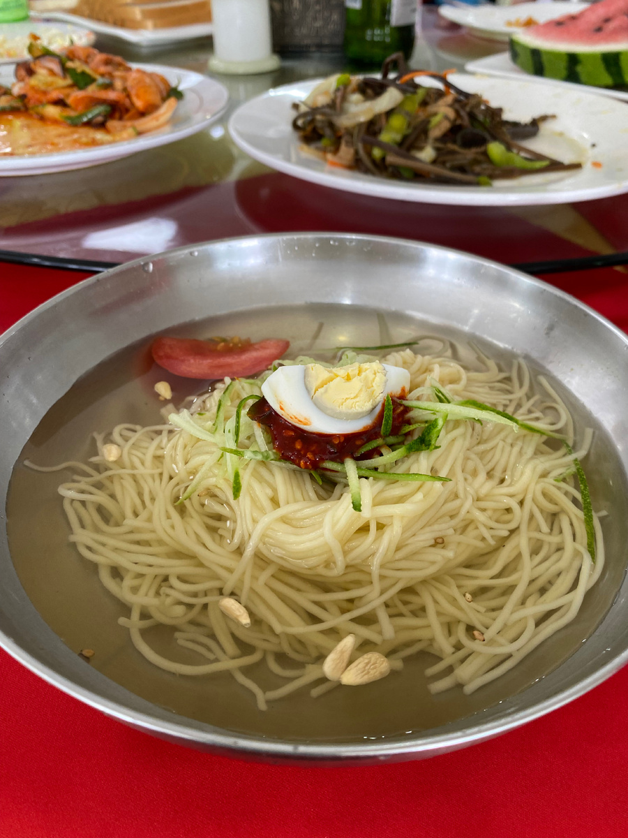 Кукси, холодная лапша, вкусно