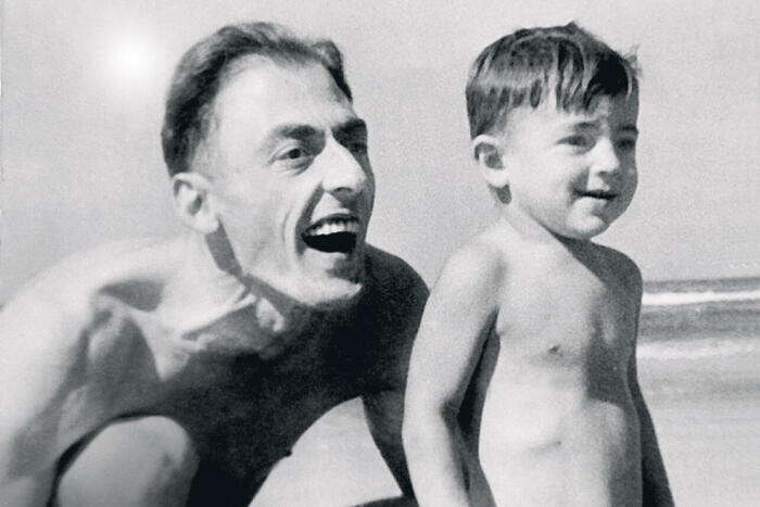 Михаил Боярский с отцом Сергеем Боярским.