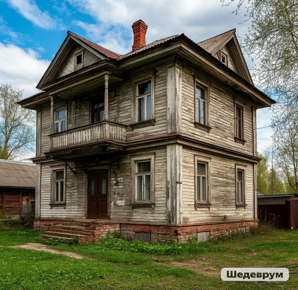 Шедеврум так изобразил старый дом