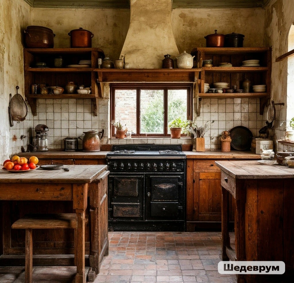 У шедеврума вышла шикарная старая кухня