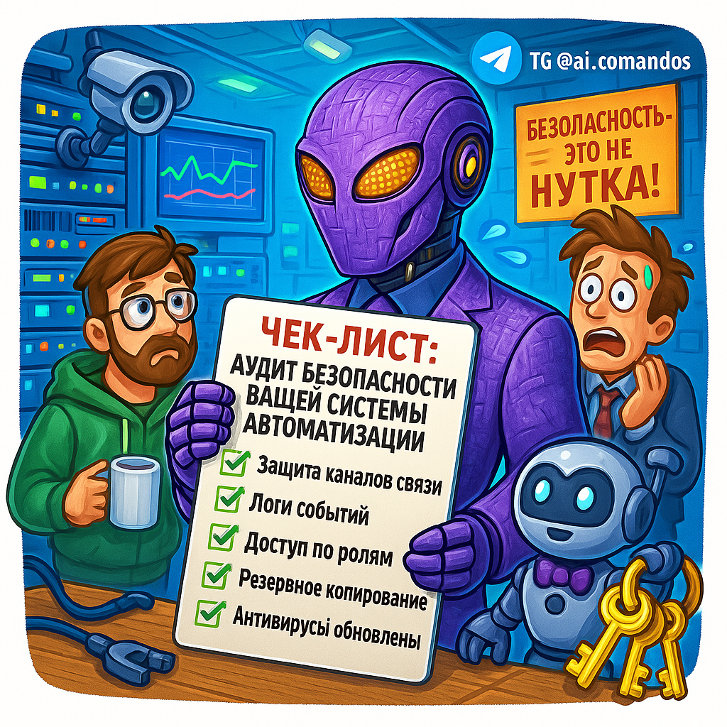    Чек-лист: 15 критических ошибок безопасности ваших данных (даже если у вас нет IT-специалиста) Дмитрий Попов | Comandos.ai
