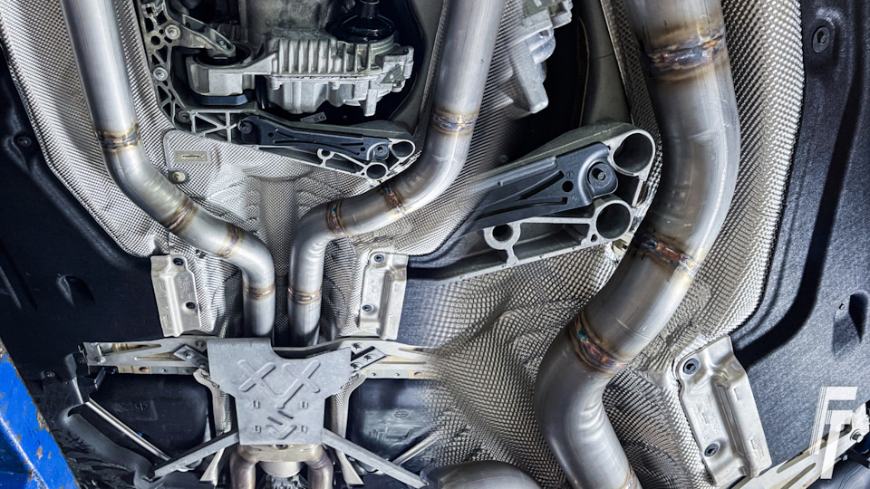 Удаление OPF-фильтров на BMW M8 Competition Cabriolet