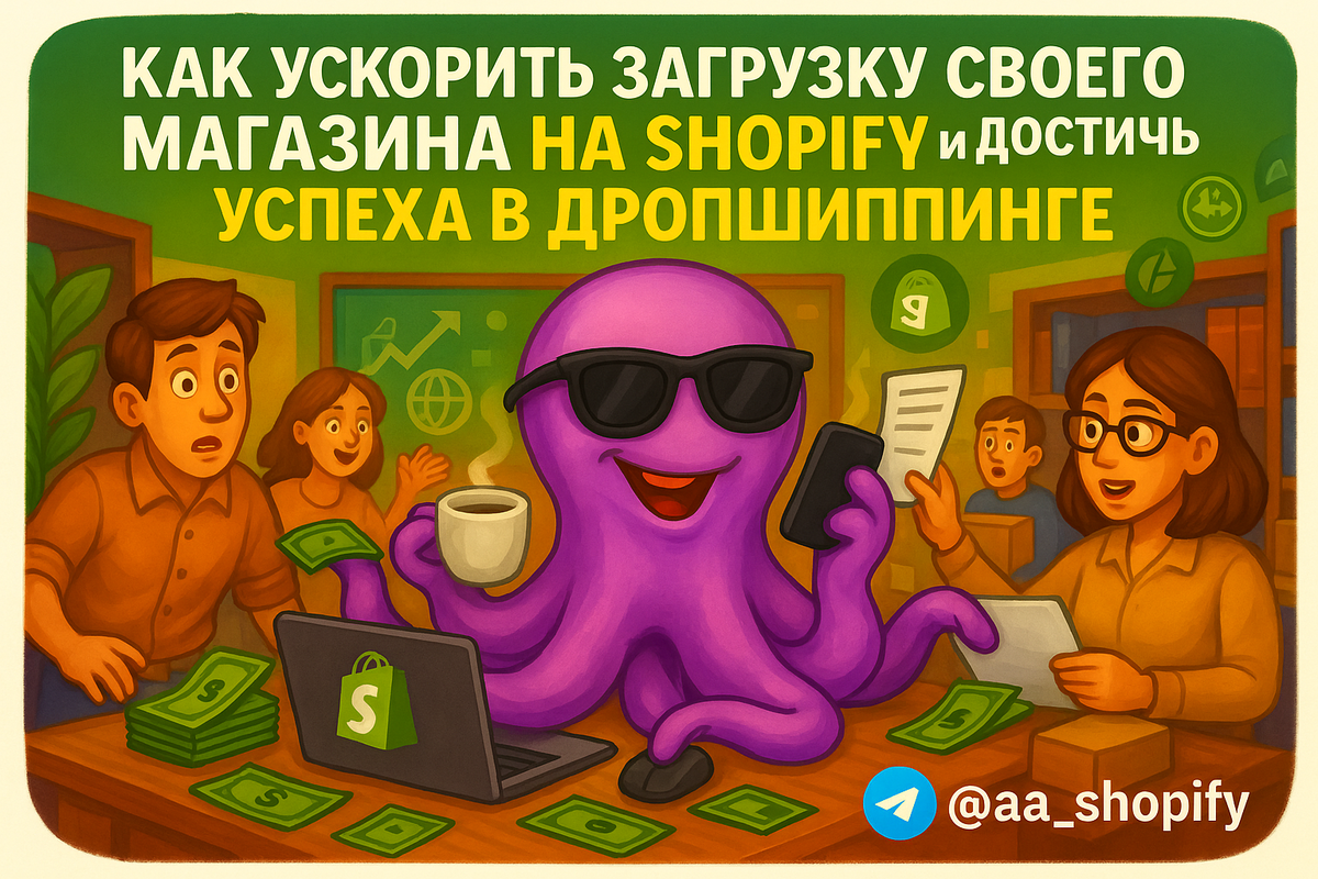    Как ускорить загрузку своего магазина на Shopify и достичь успеха в дропшиппинге? aa_ecom