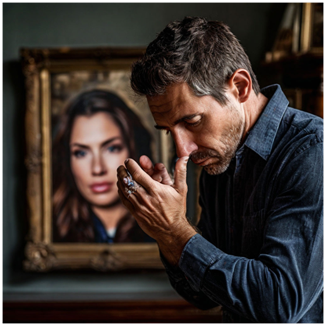 Сгенерированно ИИ- как больно милая, как странно, что нет тебя....