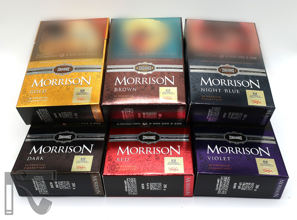 Сигареты Morrison. Фото: © канал "Уголок Курильщика"