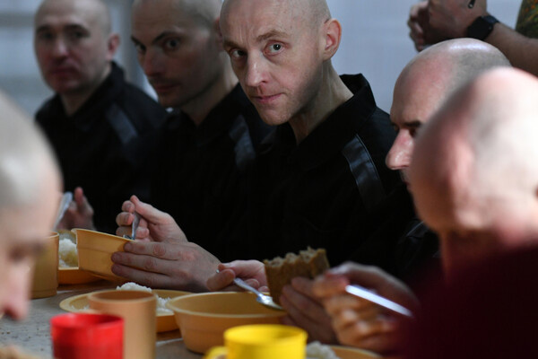 Украинские пленные в российском исправительном учреждении / Михаил Воскресенский/РИА Новости   📷