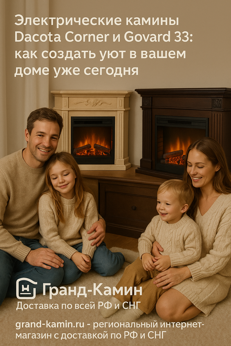    Электрические камины Dacota Corner и Govard 33: как создать уют в вашем доме уже сегодня Kamin