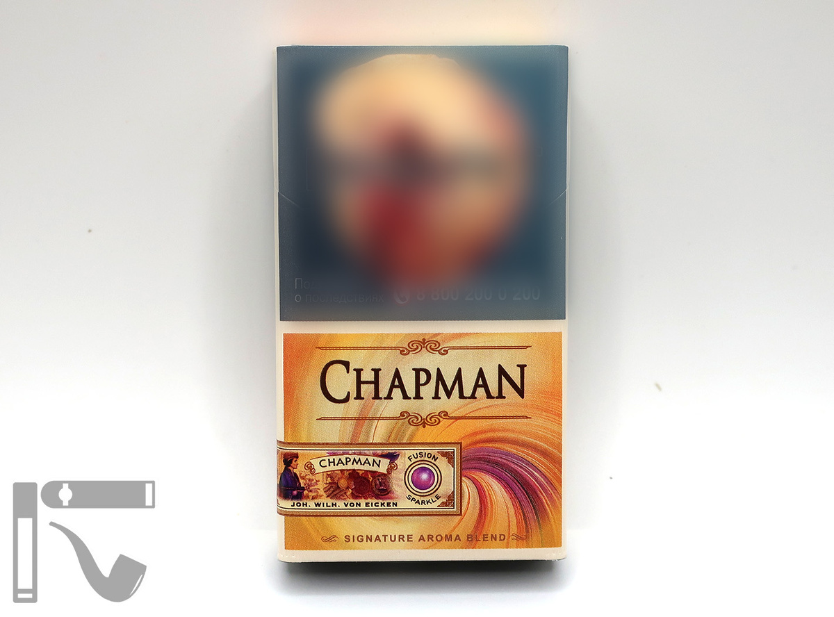 Сигареты Chapman Fusion Sparkle. Фото: © канал "Уголок Курильщика"
