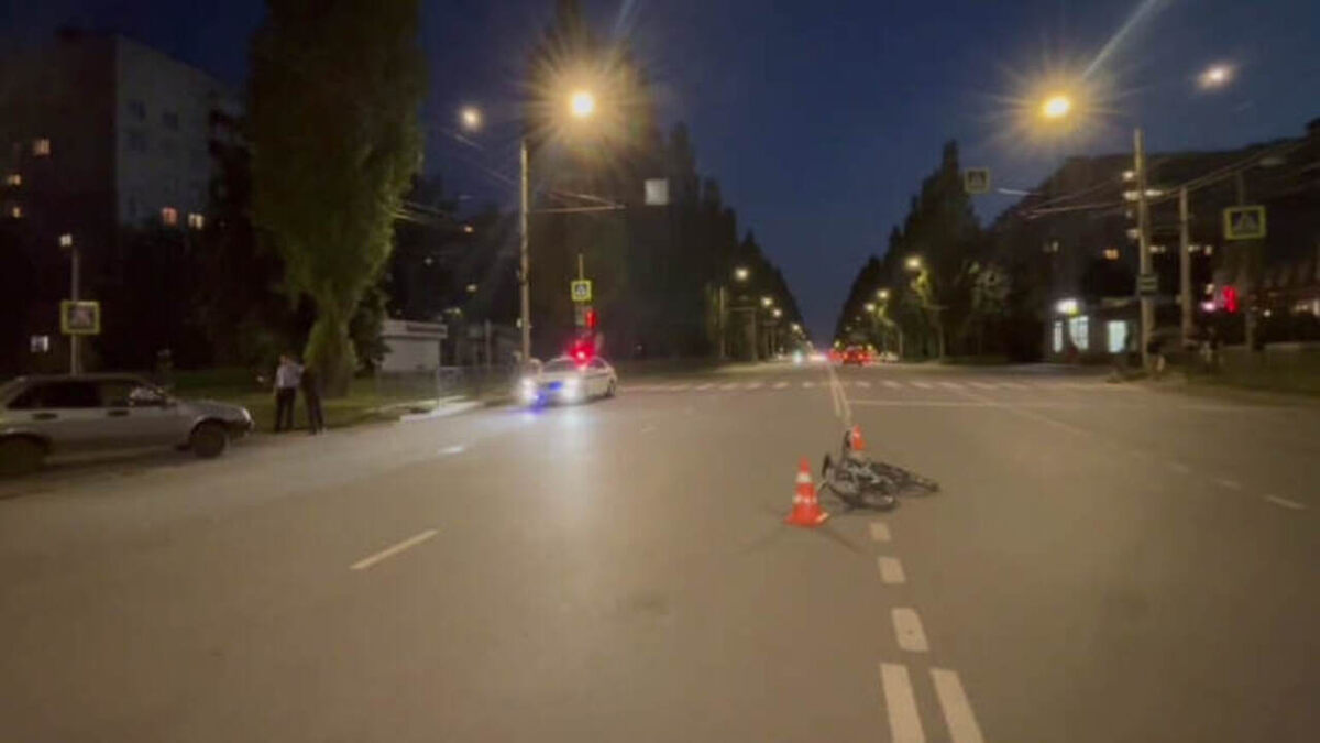     В Курске 17-летнего велосипедиста сбила машина