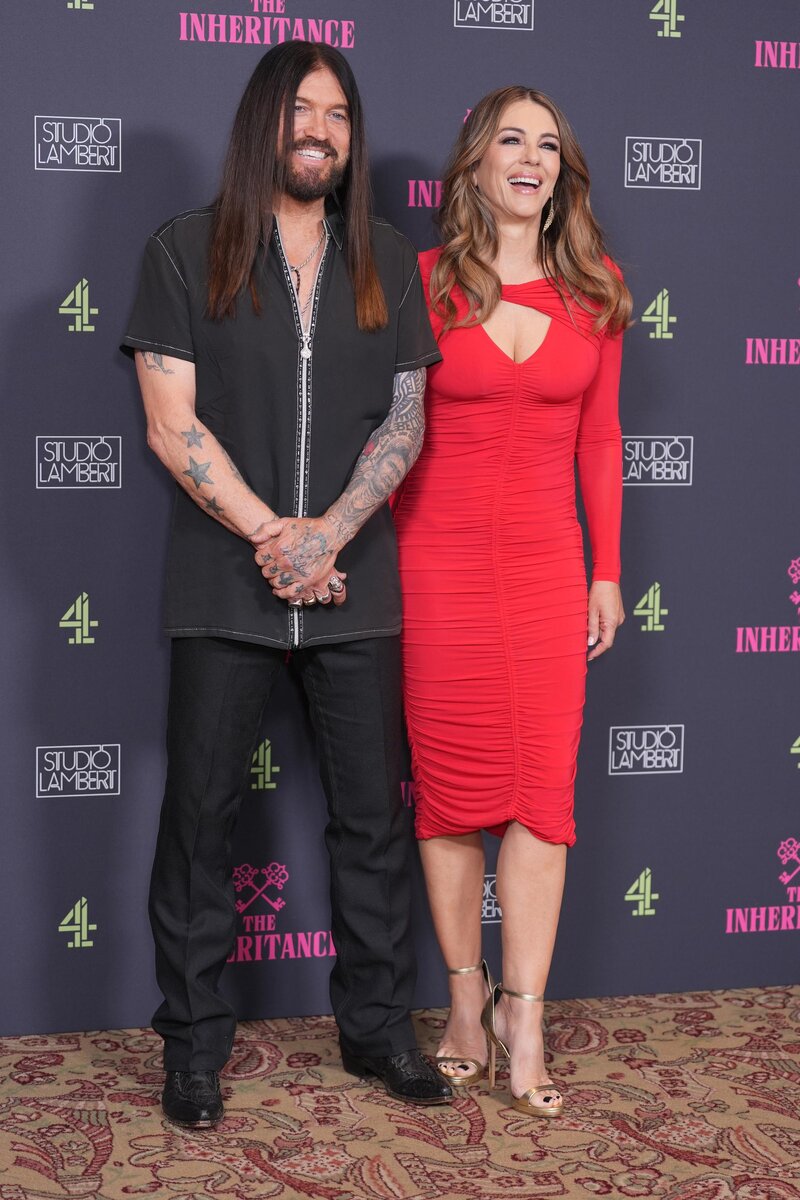    Билли Рэй Сайрус и Элизабет Херли. Фото: Getty Images