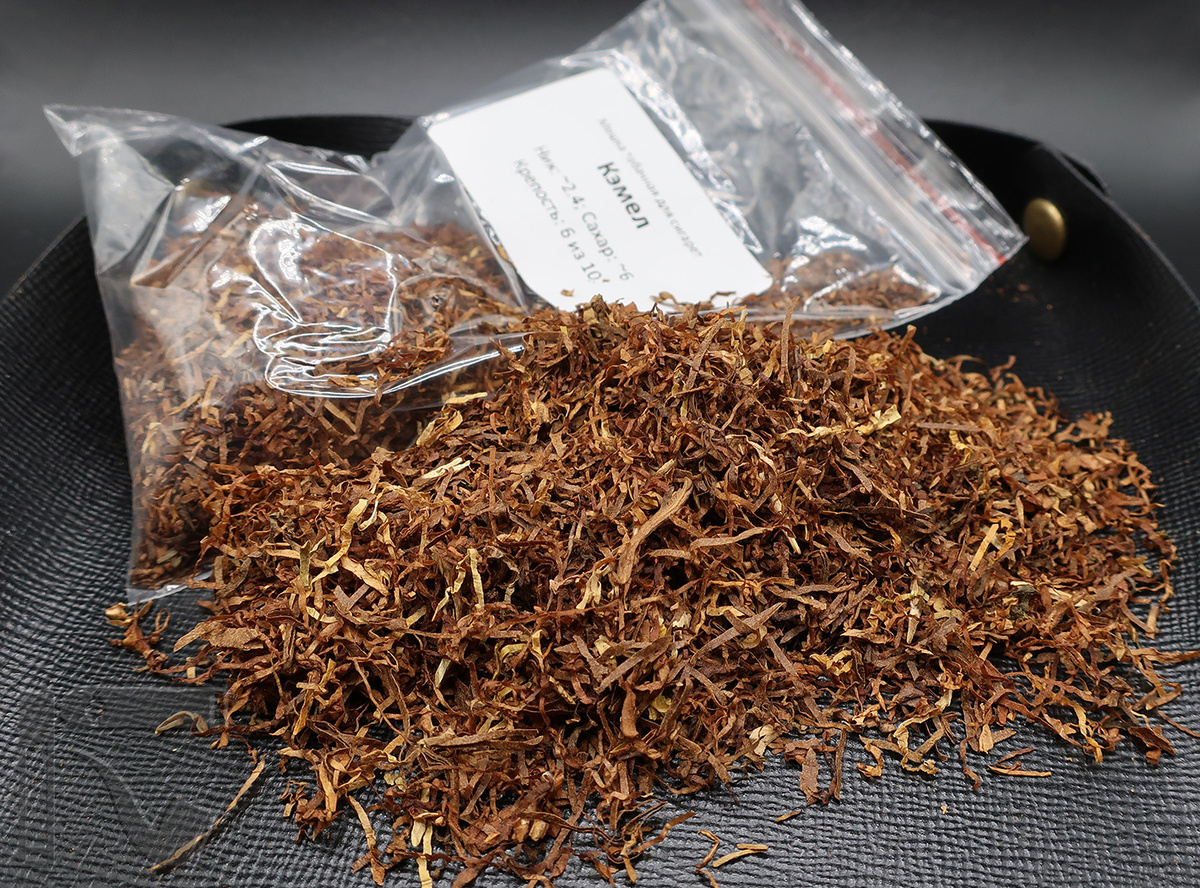 Развесной табак Кэмел от PiterTabak. Фото:©канал "Уголок Курильщика"