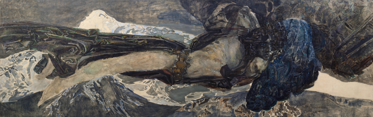    Картина «Демон летящий» Михаила Врубеля написана в 1899 году