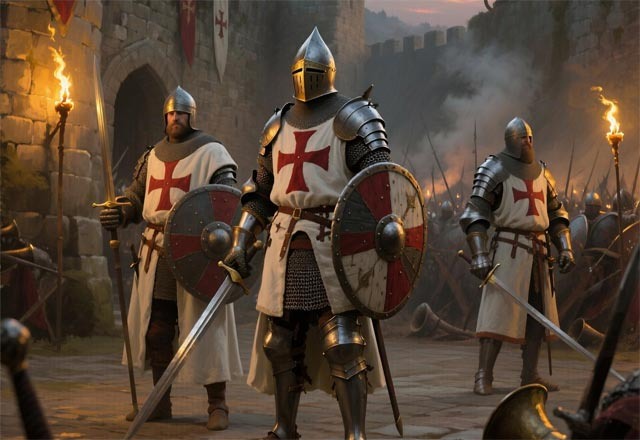 Рыцари-тамплиеры, крестоносцы, Иерусалим