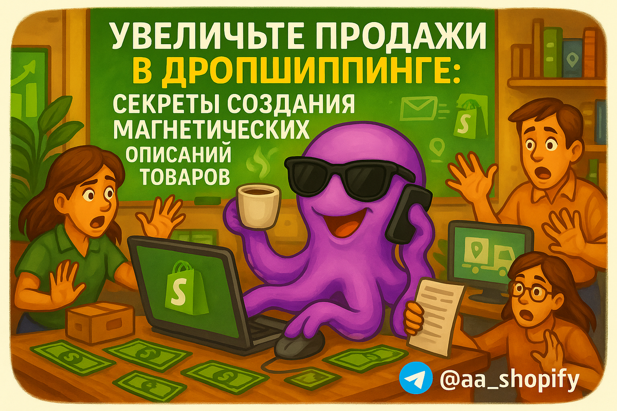    Увеличьте продажи в dропшиппинге на Shopify: секреты создания магнетических описаний товаров aa_ecom