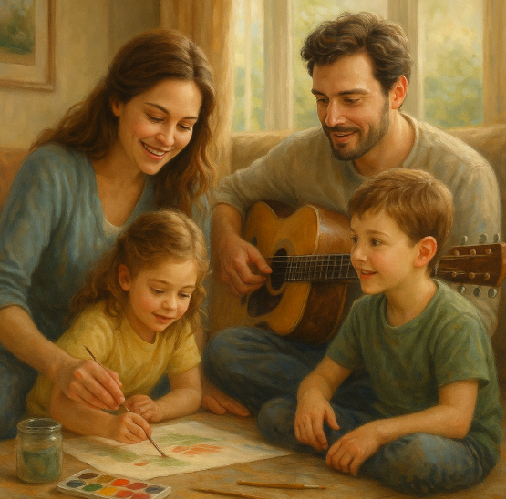 Введение детей в искусство и музыку