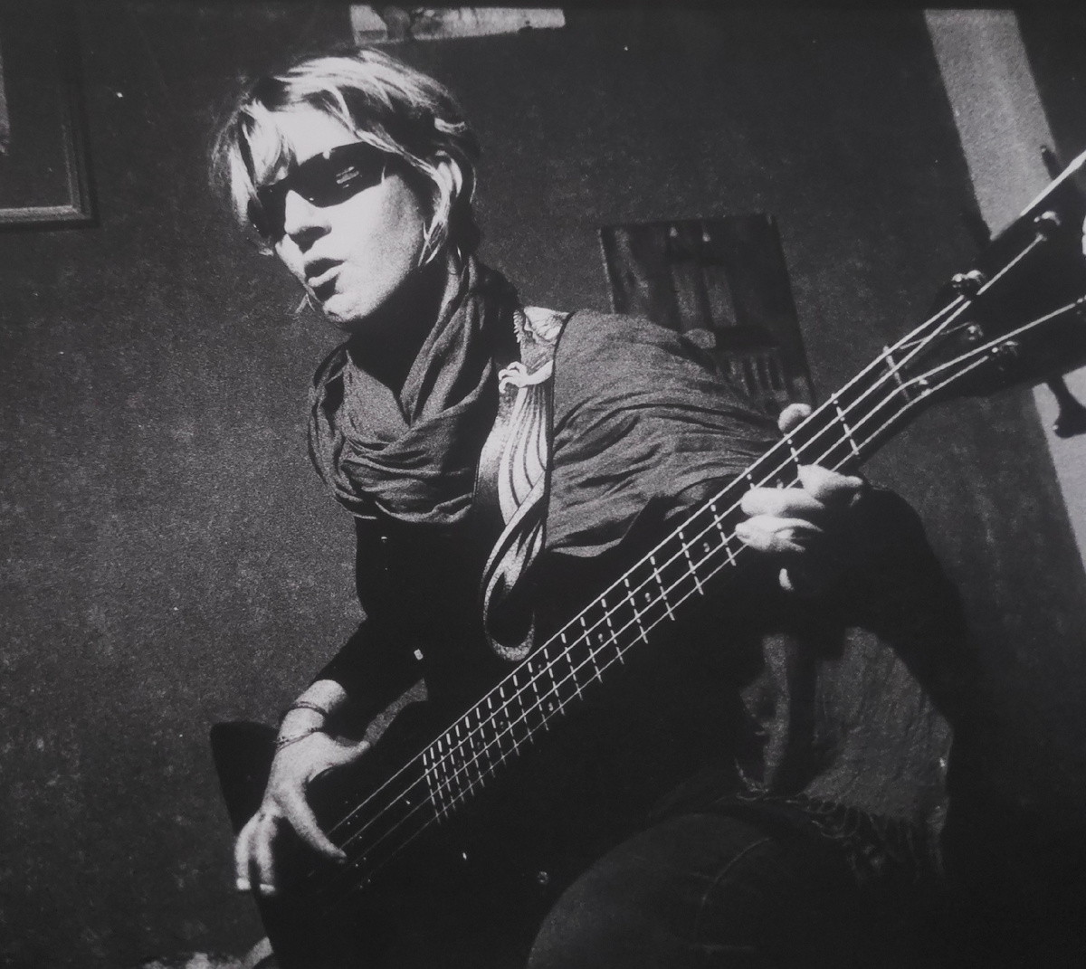 2007 год. Ольга Рита у себя дома во время записи кавера на песню Ника "Пространством". Фотограф, собиратель и издатель сборника каверов на Ника Дмитрий Петров-Тверской