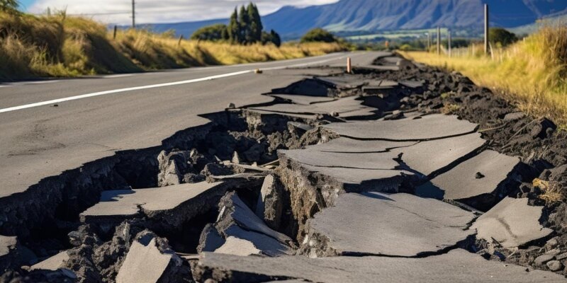 Дорожное полотно тоже слегка сдвинулось.  фото: картинки яндекс.