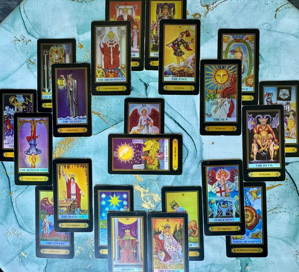 Фото автора, расклад  " Колесо Фортуны ! ".