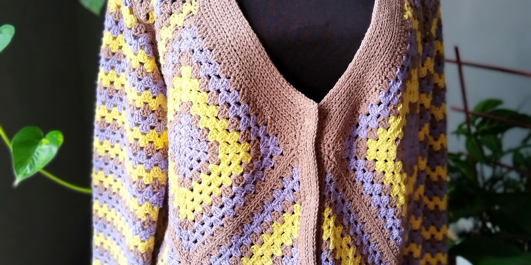 Кардиган из мотивов