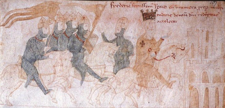Фридрих Барбаросса во время Третьего крестового похода