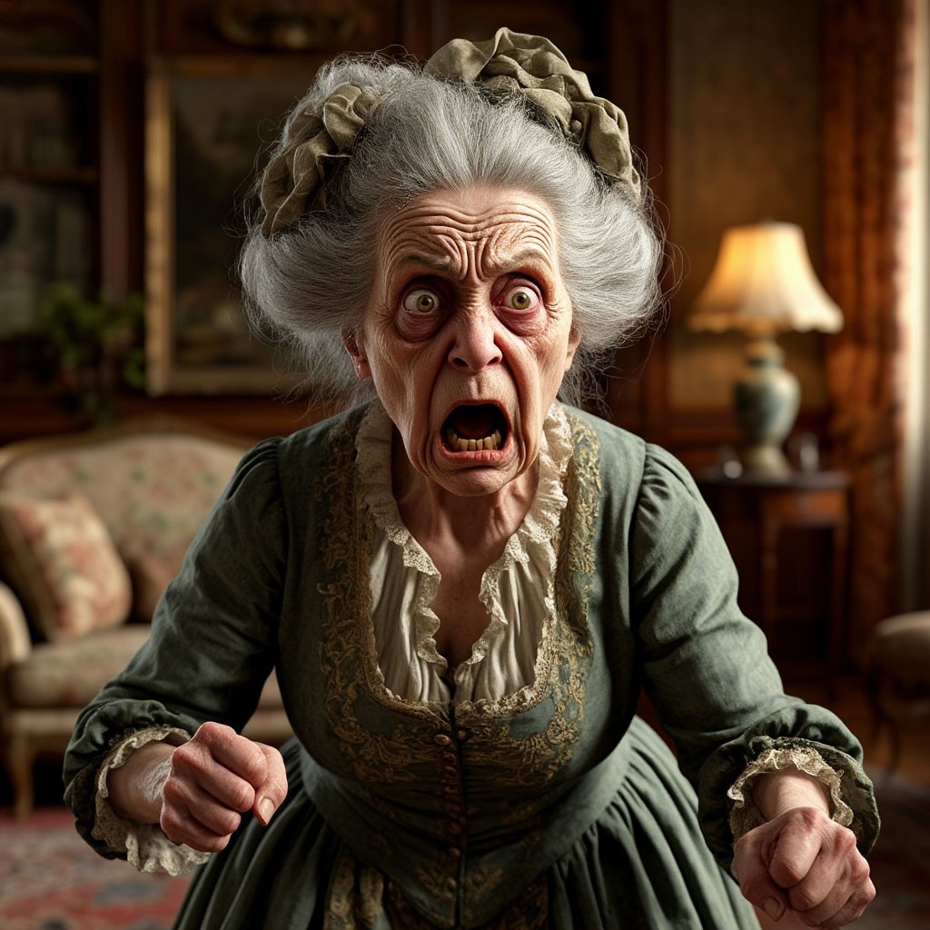              Клавдия Ивановна в бешенстве