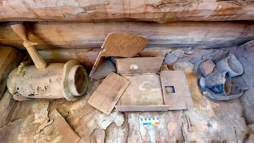 Предметы, найденные при раскопках в Оглахты (Хакасия)
Фото предоставил Владимир Немых